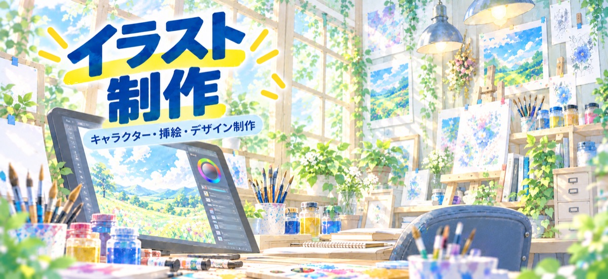 利用者さんがAIで制作したイラスト